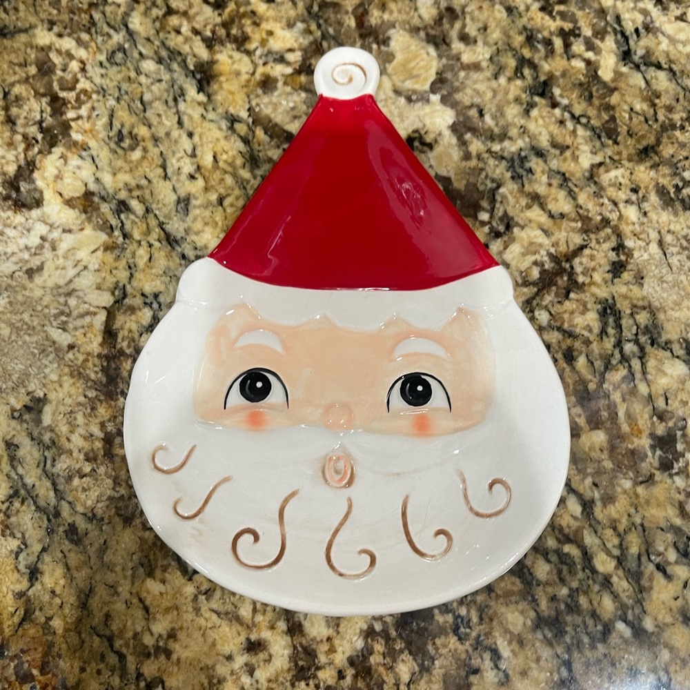 Johanna Parker santa claus shaped spoon rest - Brand new!